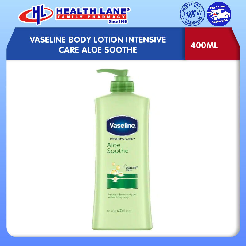 VASELINE BODY LOTION INTENSIVE CARE ALOE SOOTHE 400ML
